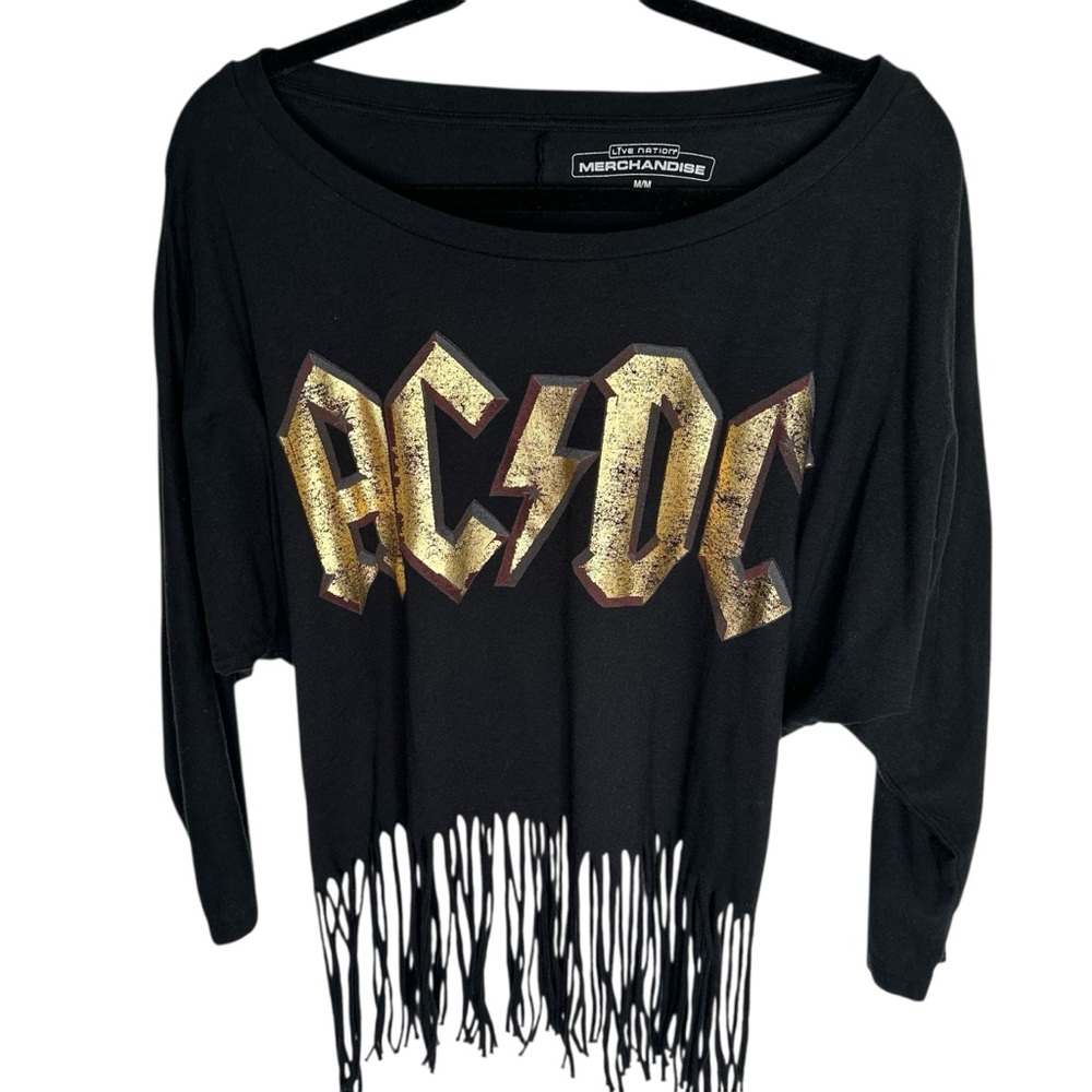 AC/DC Tee Shirt Live Nation Brand 
Black Size M